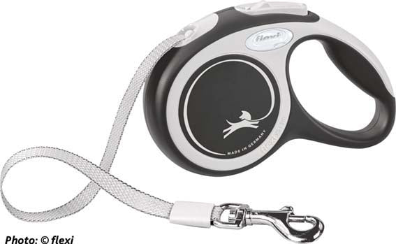 Flexi New Comfort band XS: 3 m - Svart