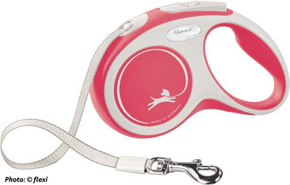 Flexi New Comfort band S: 5 m - Röd