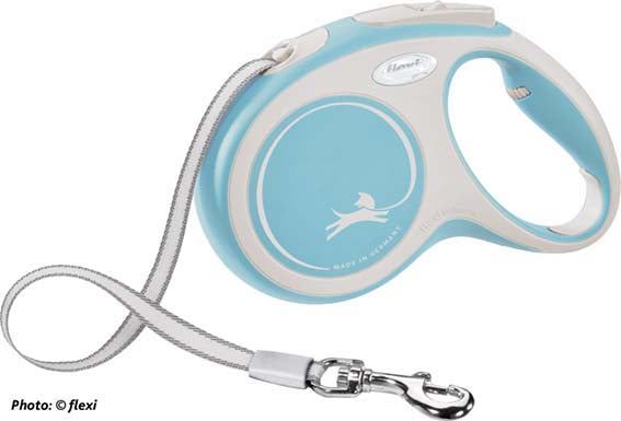 Flexi New Comfort band M: 5 m - Ljusblå