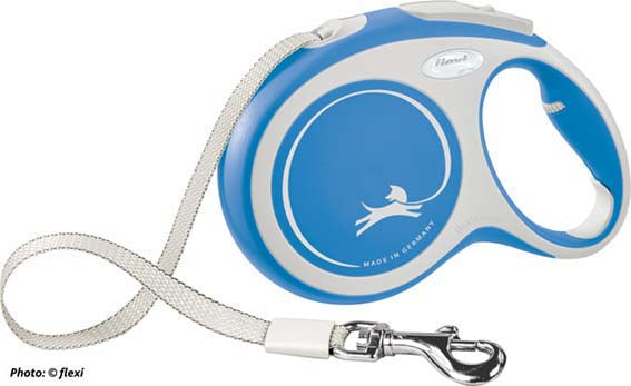 Flexi New Comfort band L: 8 m - Blå