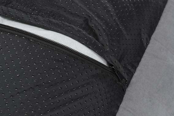 Trixie Harvey bädd rektangulär - Grå/vit-svart