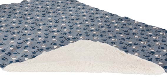 Trixie Tammy filt plysch 10 cm - Blå/beige