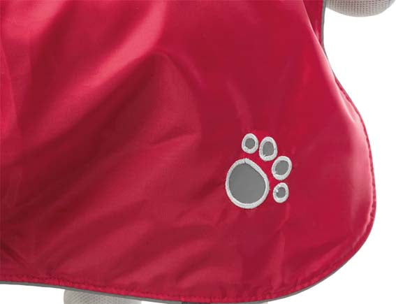 Trixie Orléans Hundtäcke Reflex/Fleece - Röd
