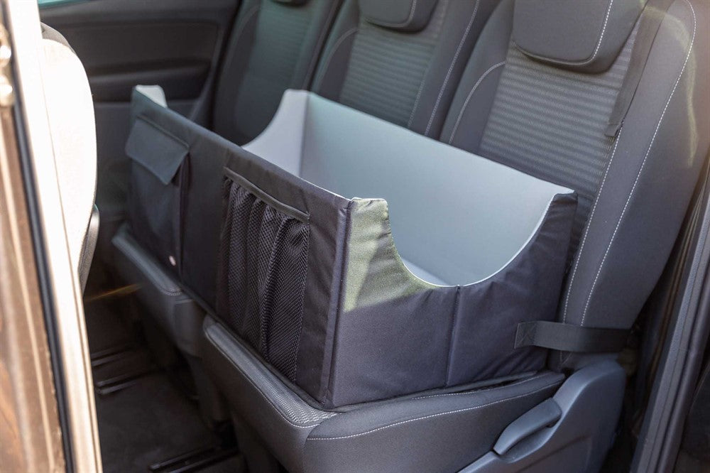 Trixie Bilsäte dubbelt 80×28×39 cm - Svart/grå