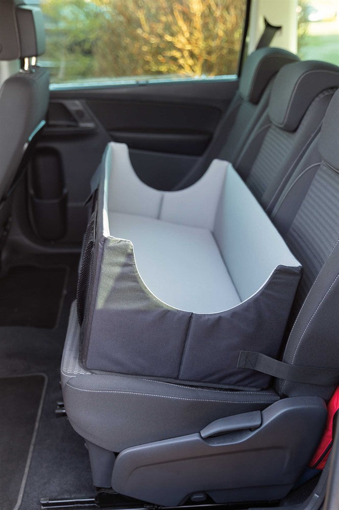 Trixie Bilsäte dubbelt 80×28×39 cm - Svart/grå