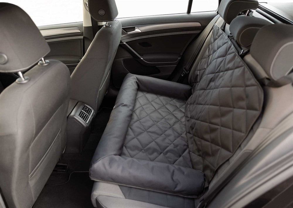 Trixie Bilsäte dyna dubbel - 95×10×50 cm - Svart