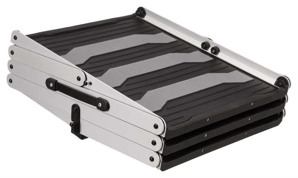 Trixie Trappa 3-stegs hopfällbar alu b:37 h:till 57cm djup: till 120cm