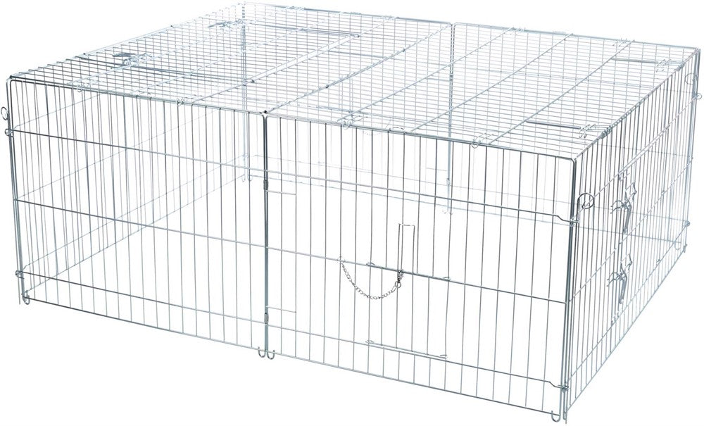 Trixie Utebur för gnagare galv metall - 144xh58x116 cm