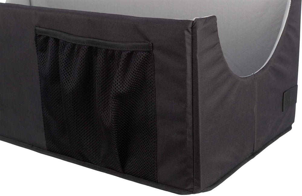 Trixie Bilsäte dubbelt 80×28×39 cm - Svart/grå