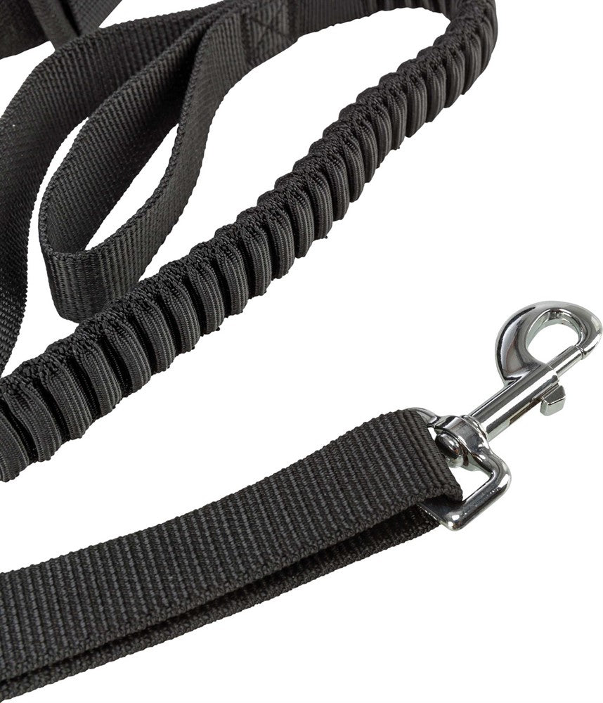 Handsfreebälte m expander 60-120/40 cm m koppel - Svart