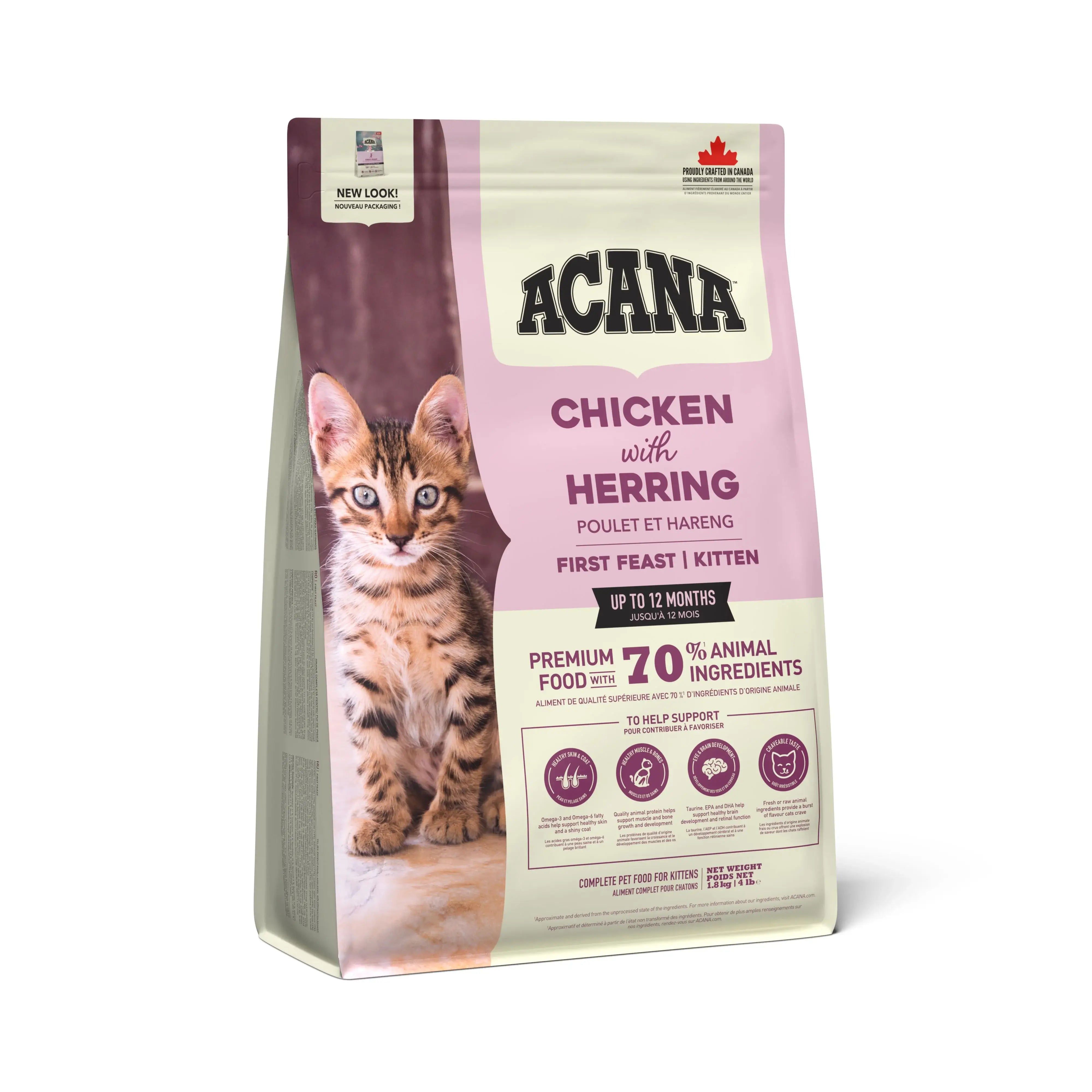 Acana Kitten First Feast - Torrfoder Till Katt 1,8kg
