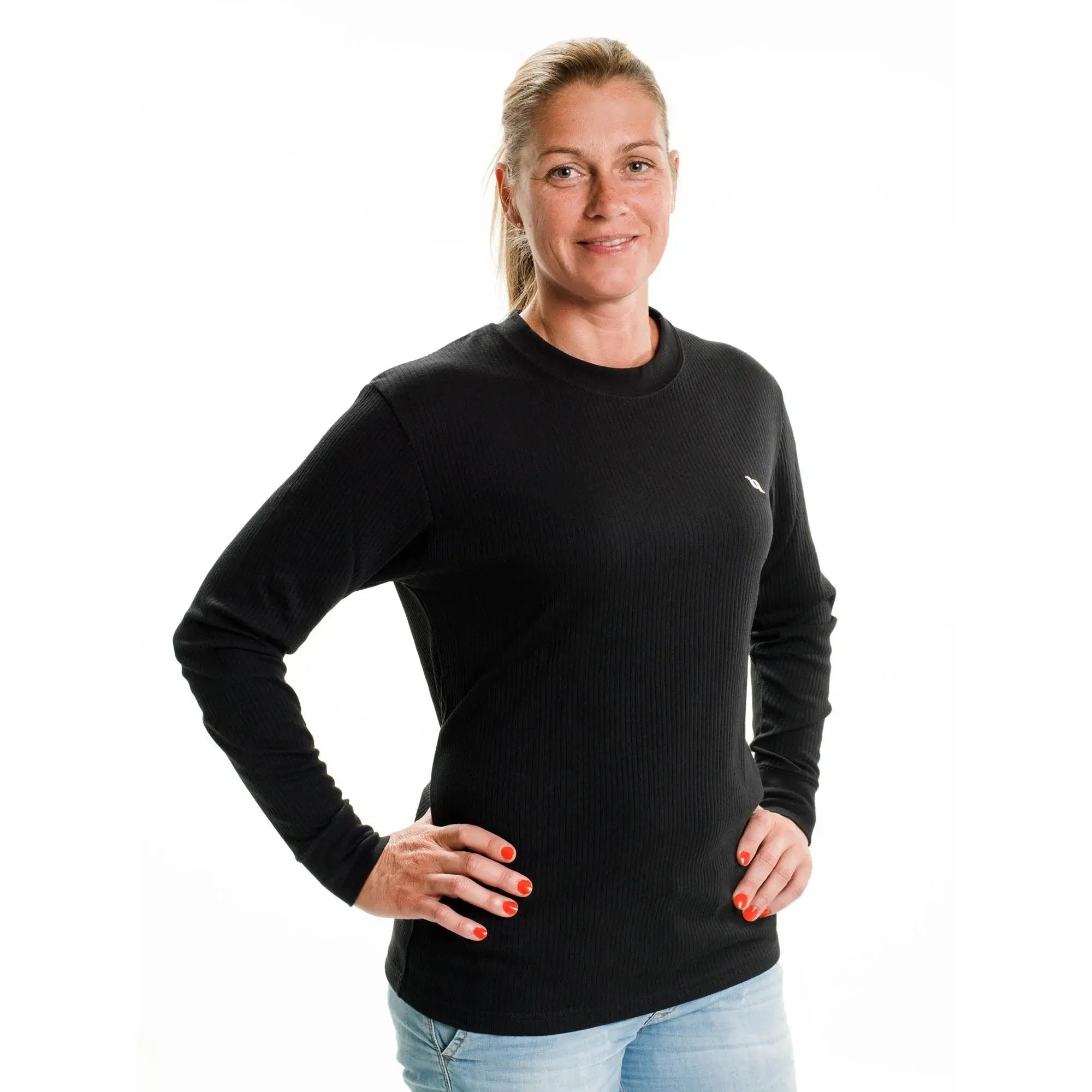 Back on Track Tröja med lång ärm – Svart