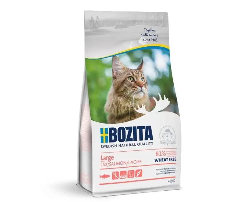 Bozita Large Wheat Free Salmon Kattmat