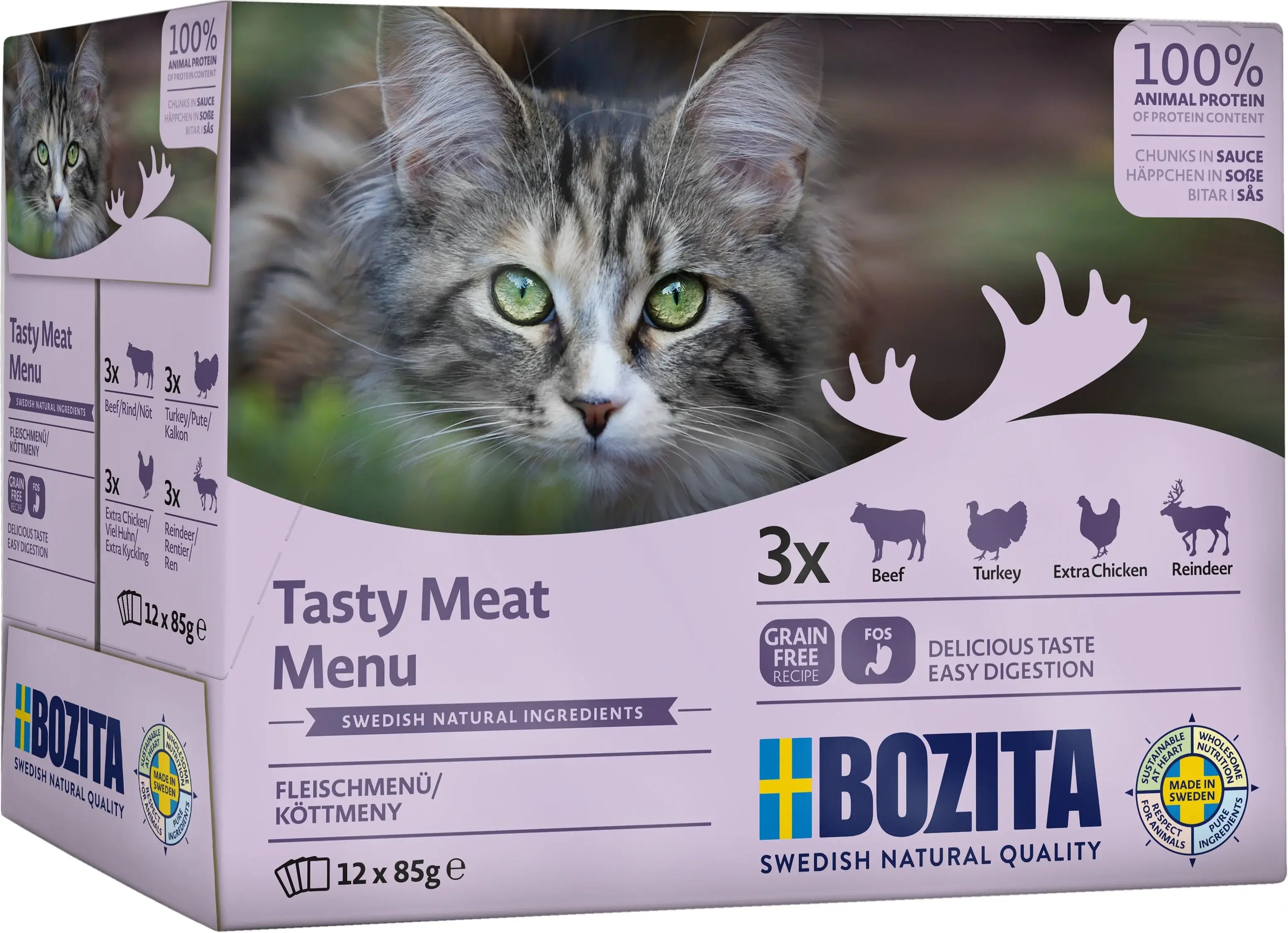 Bozita Meat In Sauce Våtfoder Till Katt 12x85g
