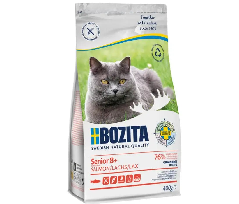 Bozita Senior 8+ Salmon Grain Free Kattmat