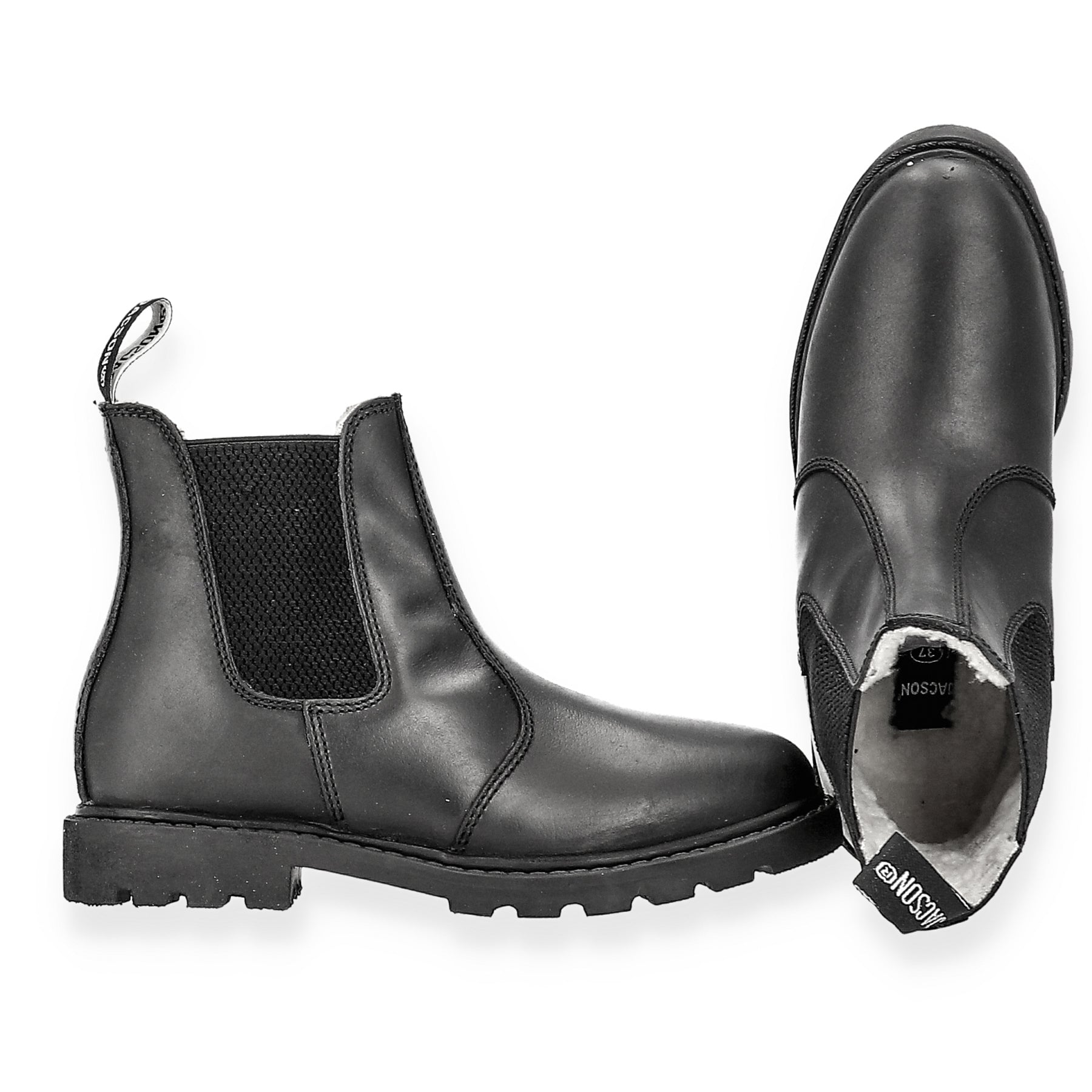 Jacson Charlie Varmfodrade Jodhpurs Junior - Svart