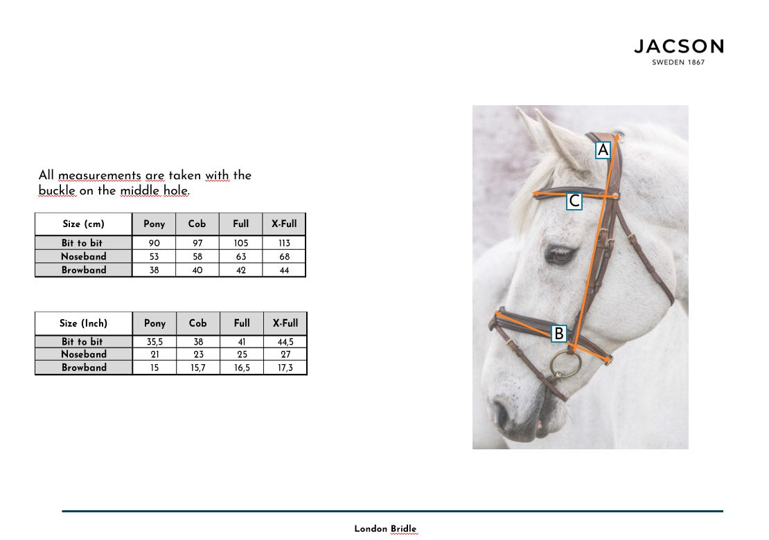 Jacson London Träns - Brun