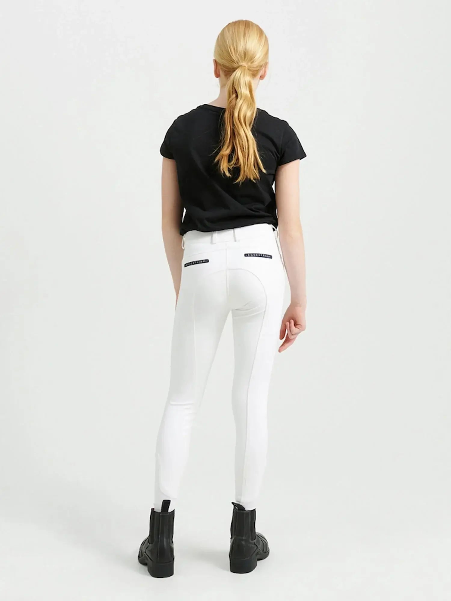 Jacson Hedvig Ridbyxa Helskodd Junior - Vit