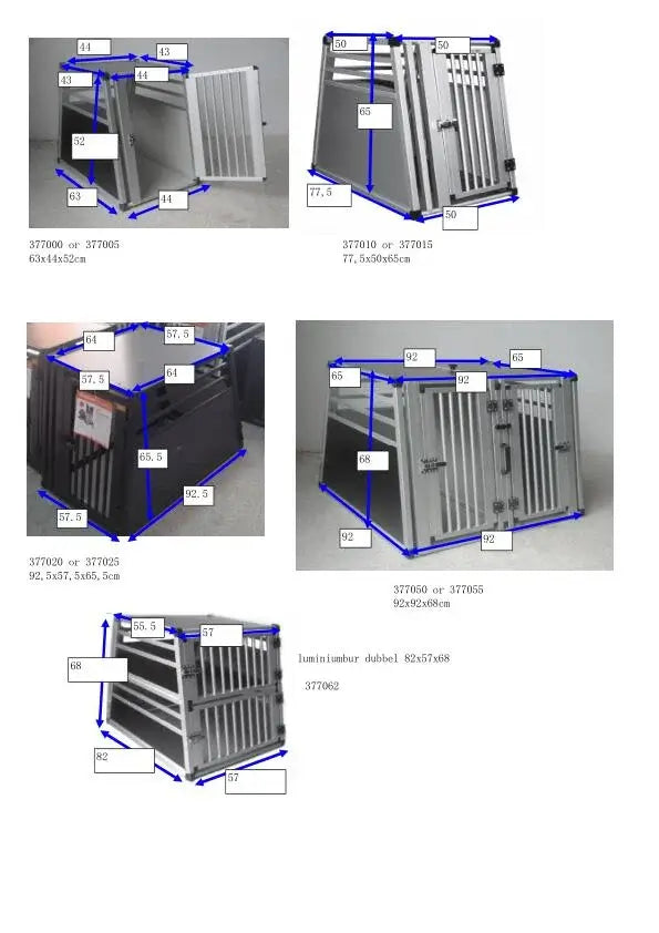 Dogman Aluminiumbur - Dubbel 82cm