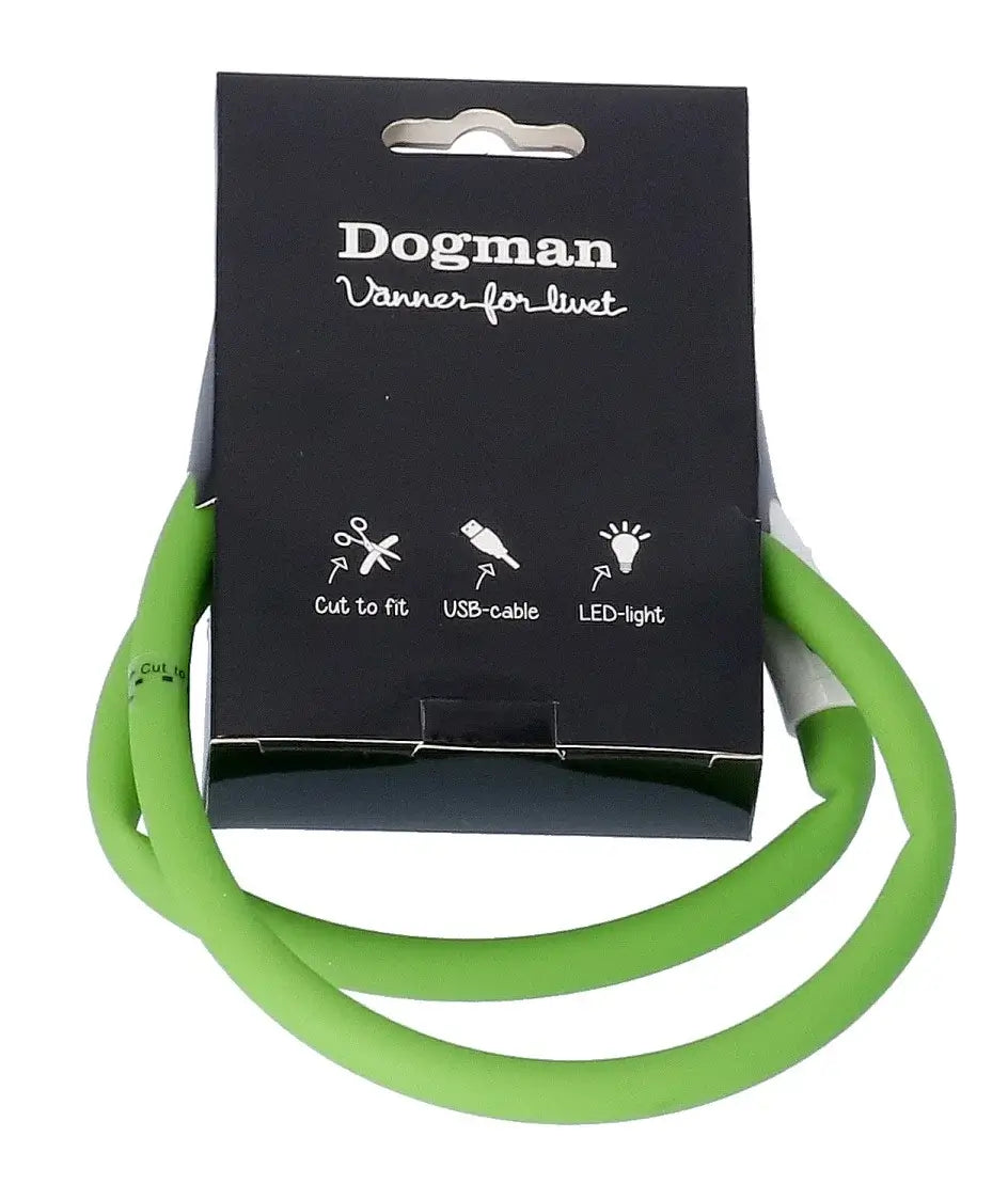 Dogman Blinkhalsband Led - Grön