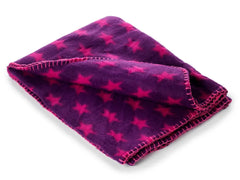 Dogman Fleecefilt Star Lila 100x70cm