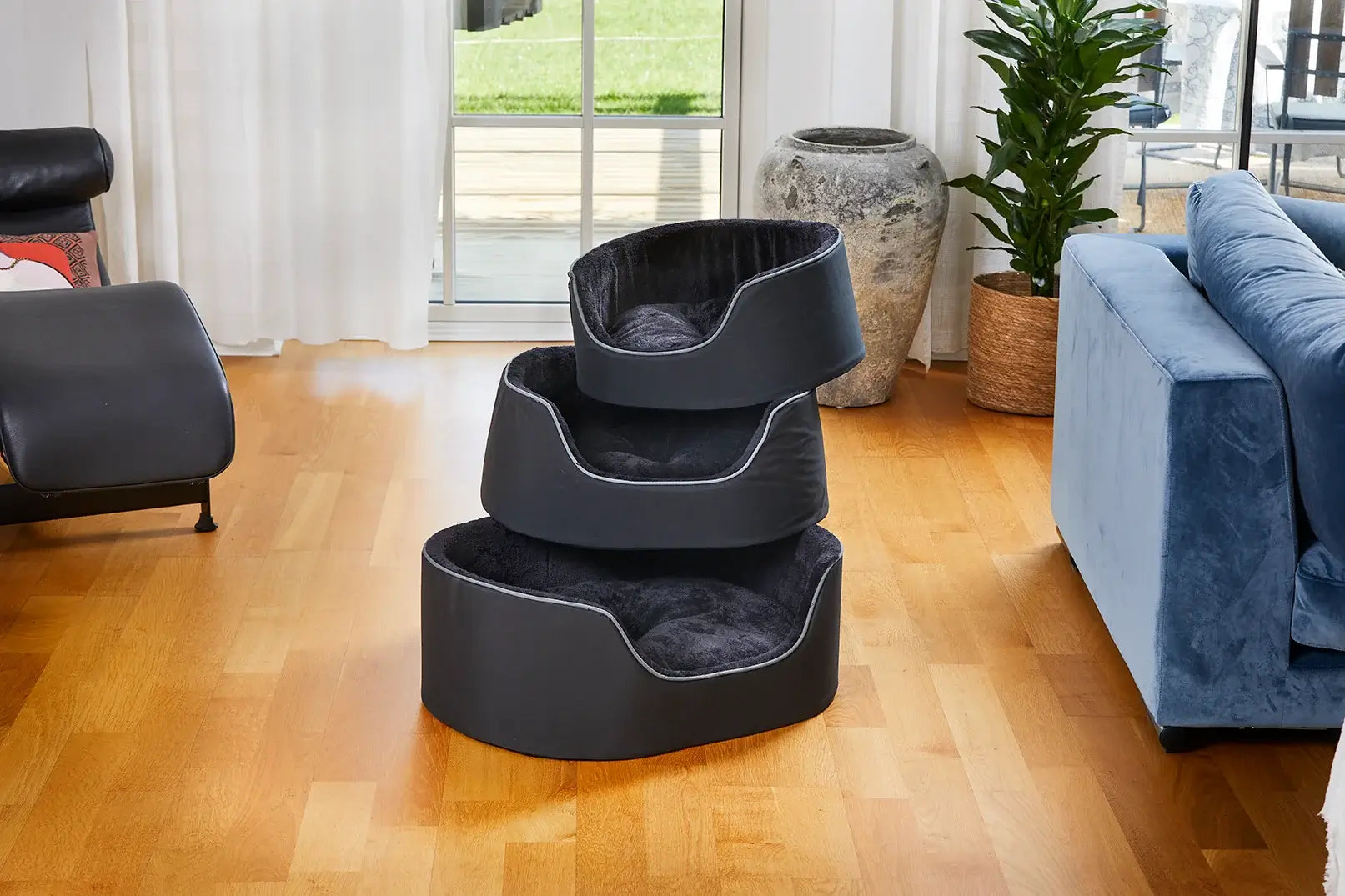 Dogman Buddy Hög Kant Hundbädd