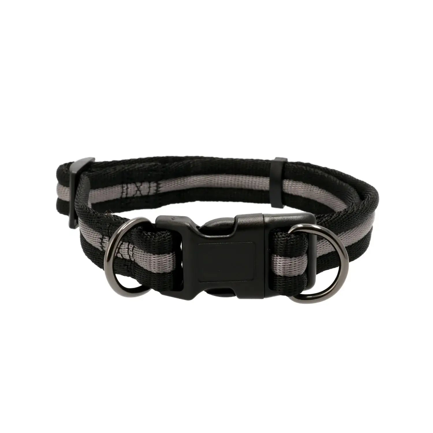 Dogman Kanalhalsband Vera Ställbart Svart/grå