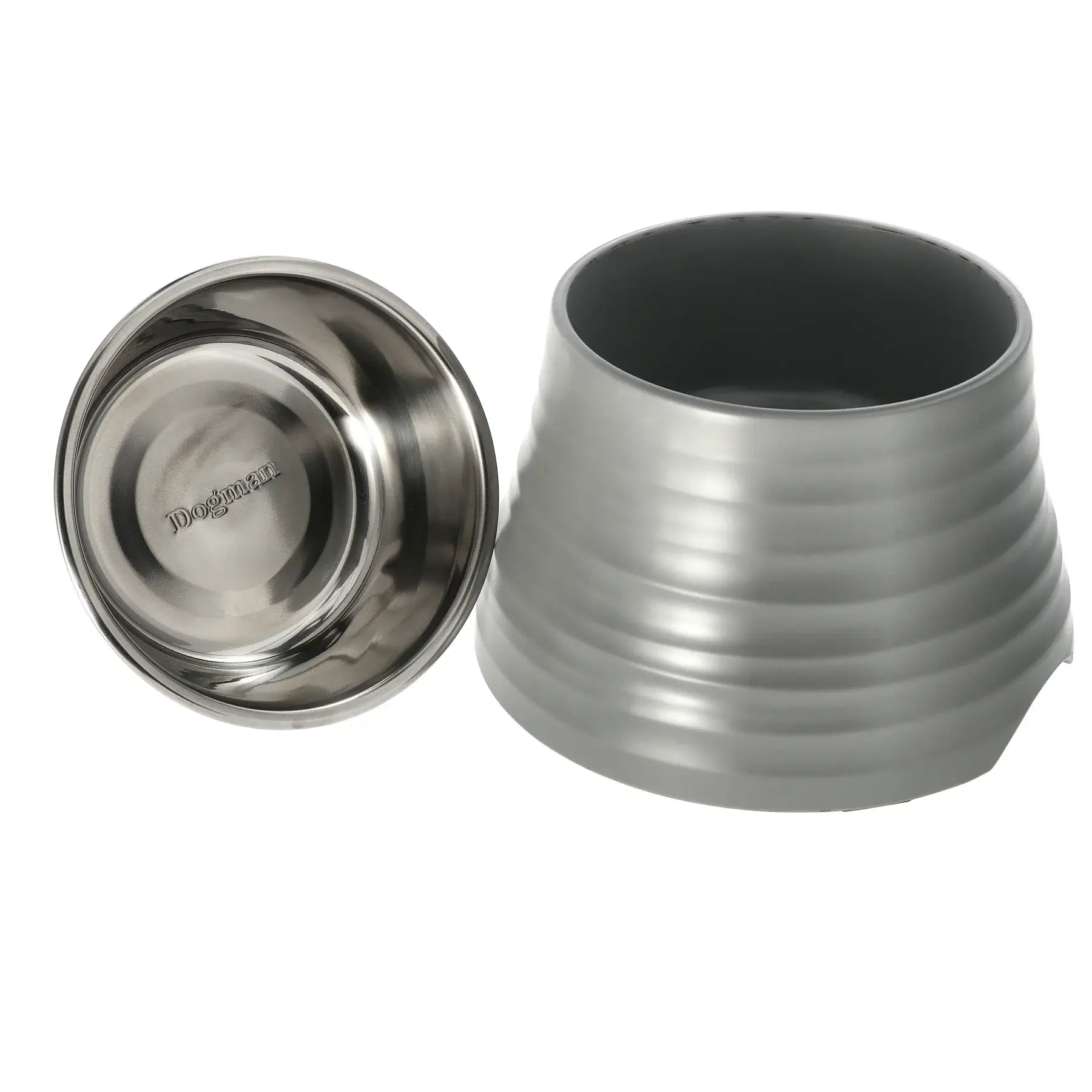 Dogman Matskål Amy Hög Grå 400ml