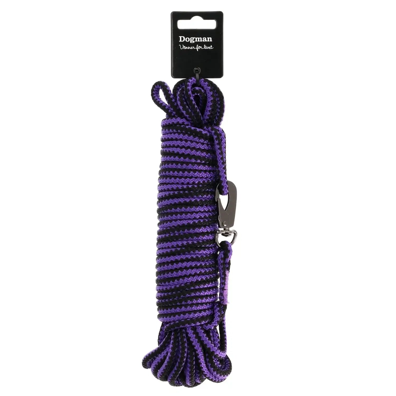 Dogman Spårlina Iris Flätad Lila 15m