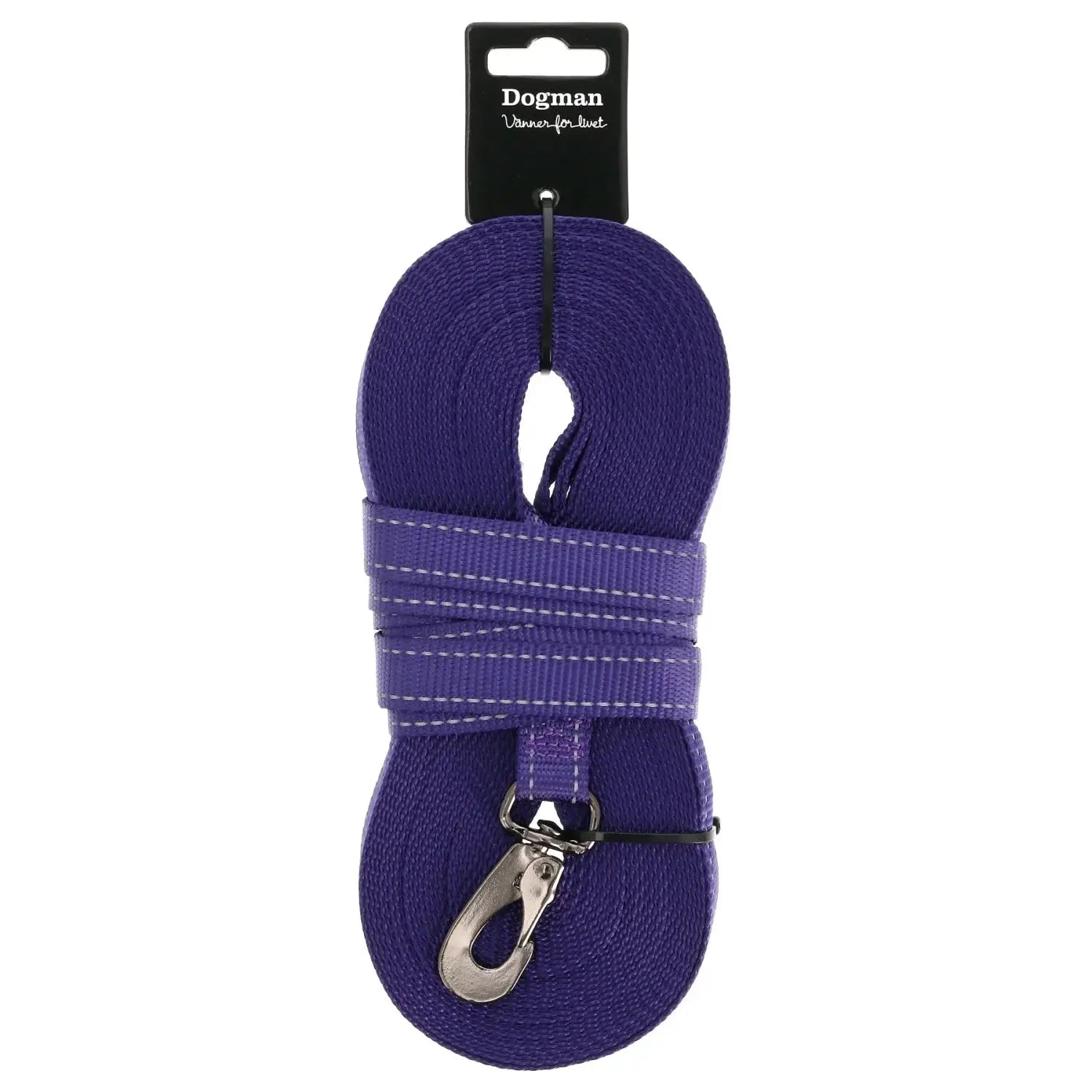 Dogman Spårlina Iris Vävd Lila 15m