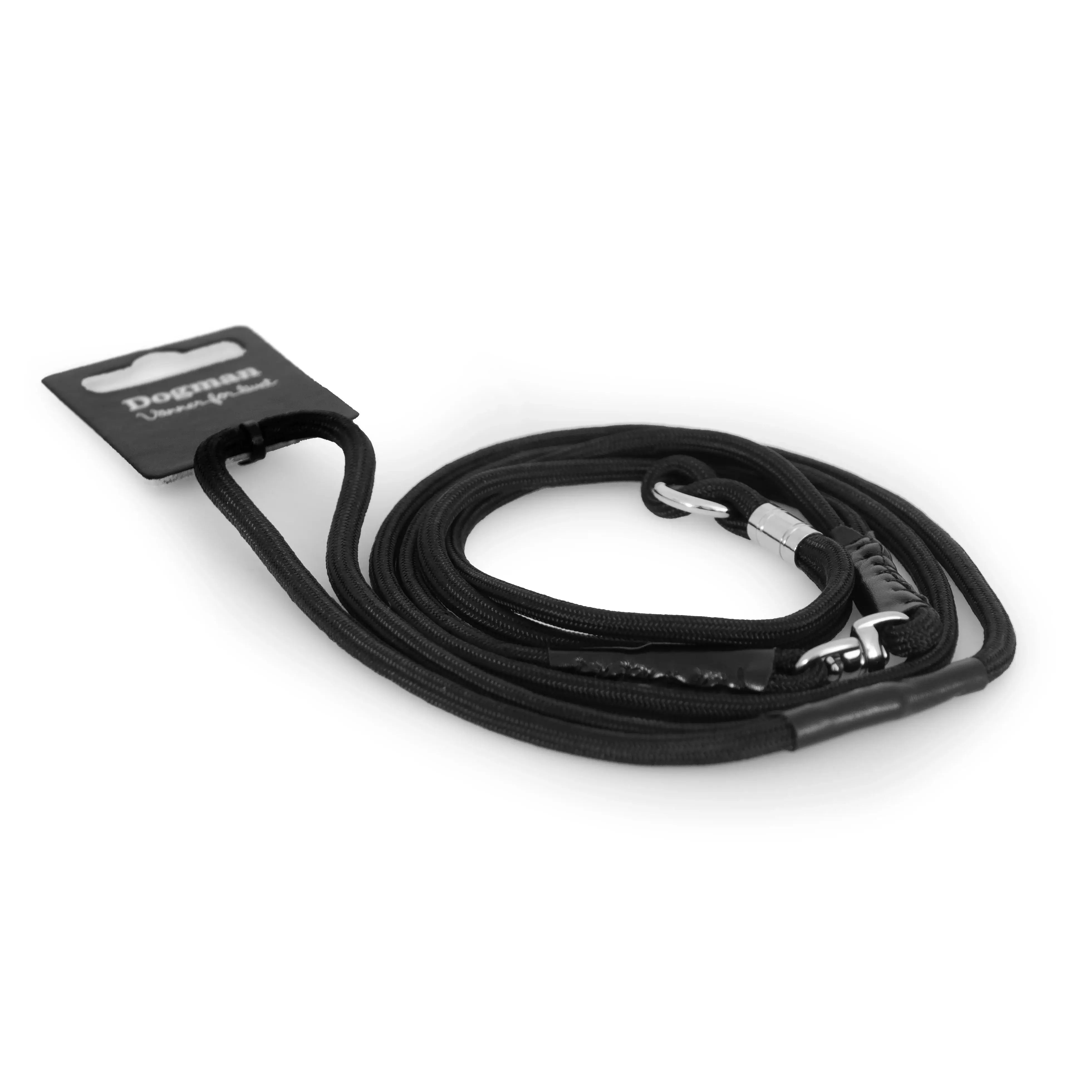 Dogman Utställningskoppel Fanny Runt Svart