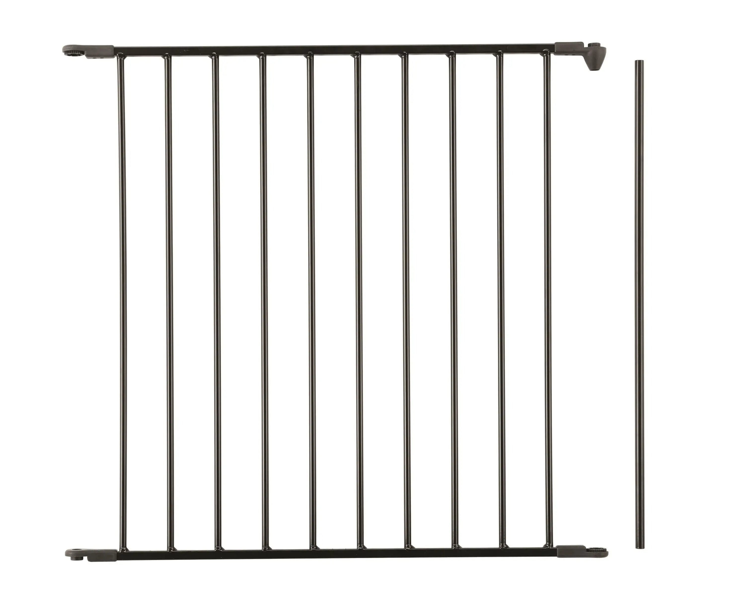 DogSpace Förlängning Max Valphage 72 cm - Svart