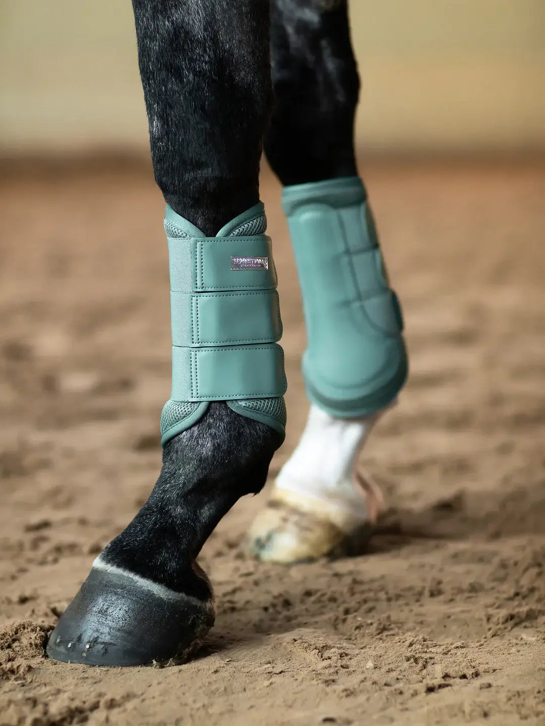 Equestrian Stockholm Classic Mesh Benskydd - Mint green