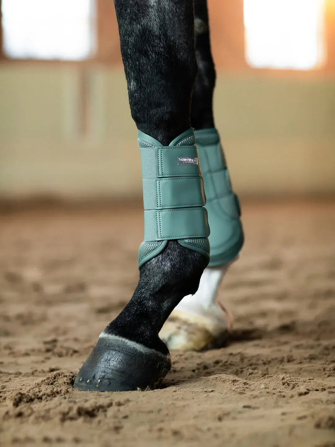 Equestrian Stockholm Classic Mesh Benskydd - Mint green