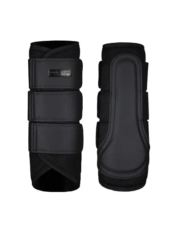 Equestrian Stockholm Classic Mesh Benskydd - All Black