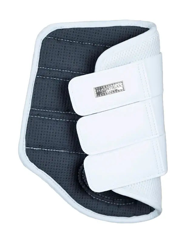 Equestrian Stockholm Classic Mesh Benskydd - Vit/Silver