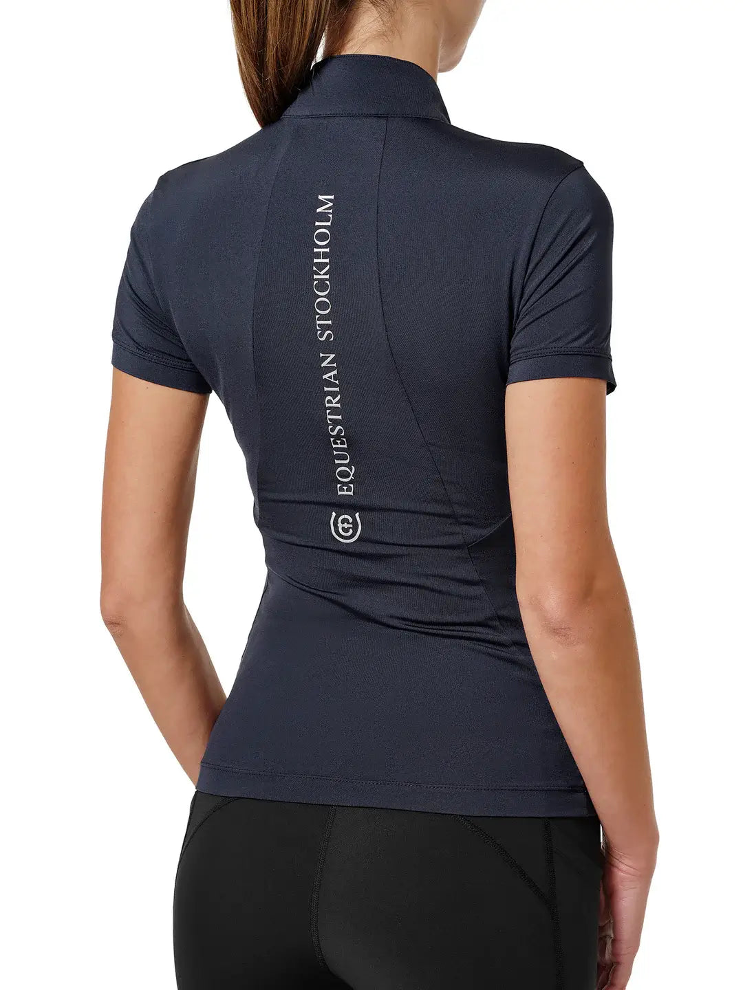 Equestrian Stockholm Top Short Sleeve - Midnight Blue