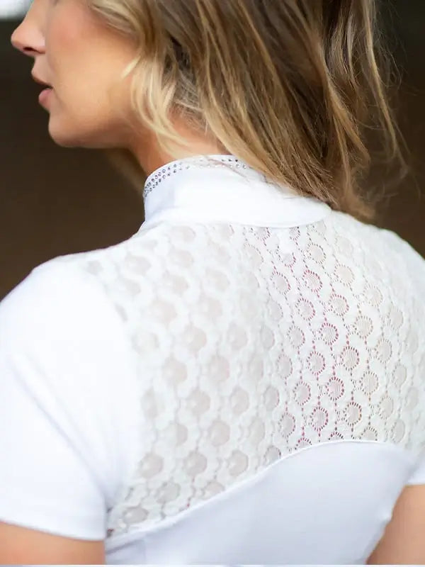 Equestrian Stockholm Crystal Champion Top - Vit