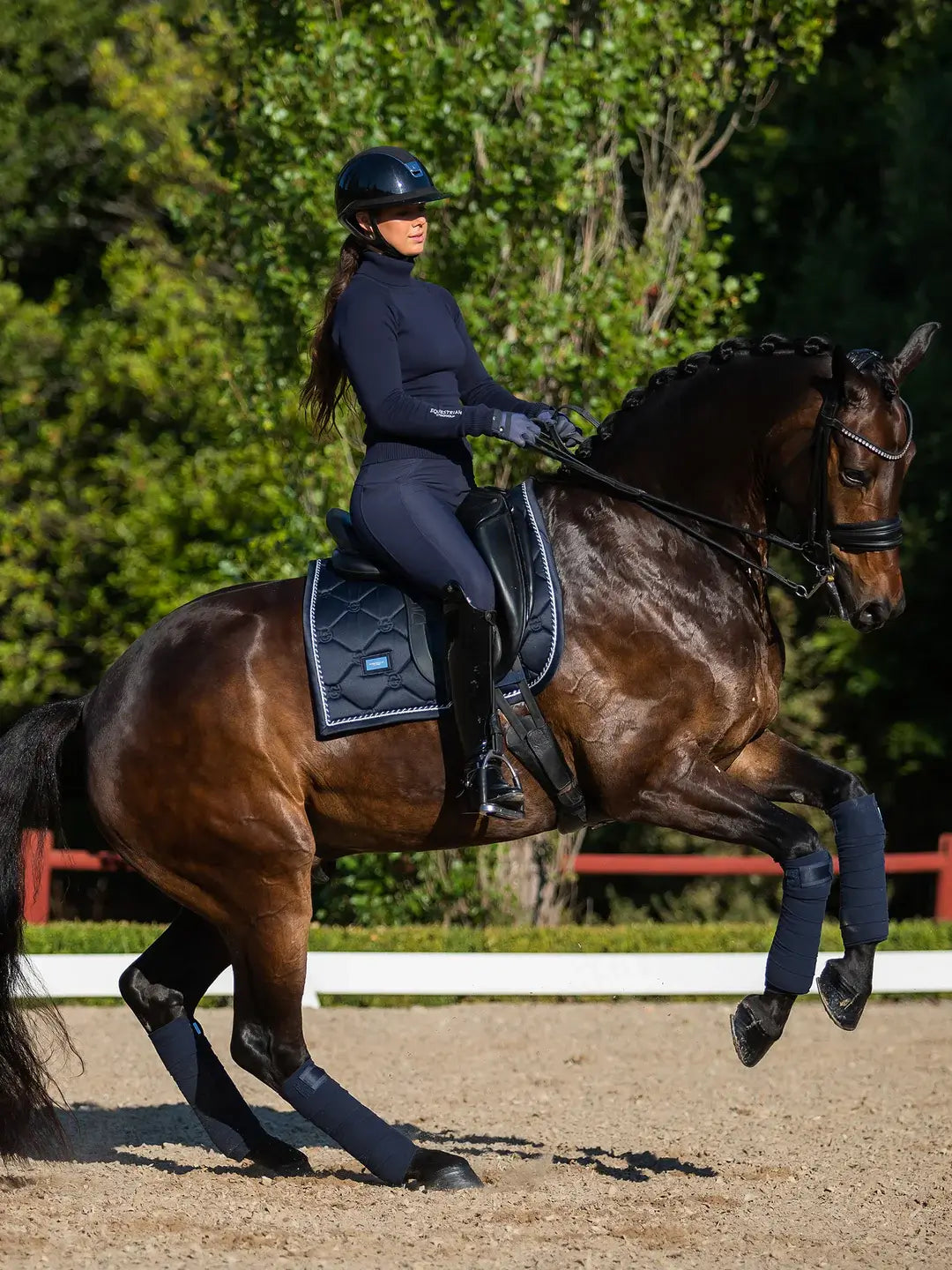 Equestrian Stockholm Dressyrschabrak - Midnight Blue