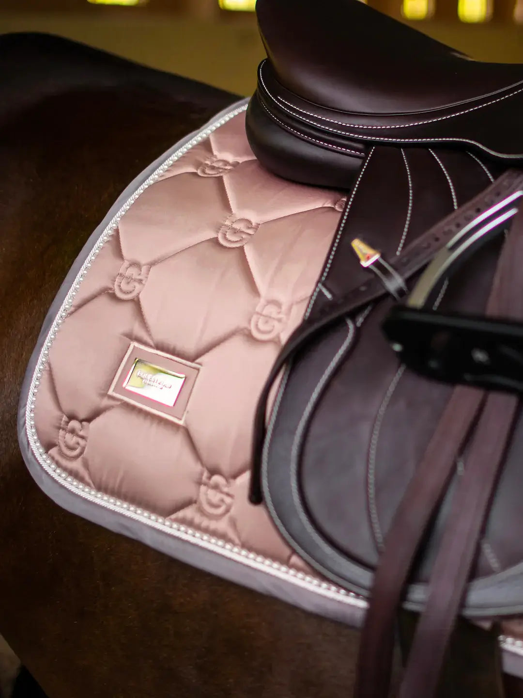 Equestrian Stockholm Hoppschabrak - Pink Pearl