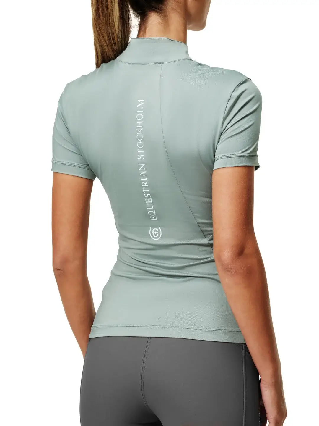 Equestrian Stockholm Top Short Sleeve - Mint green