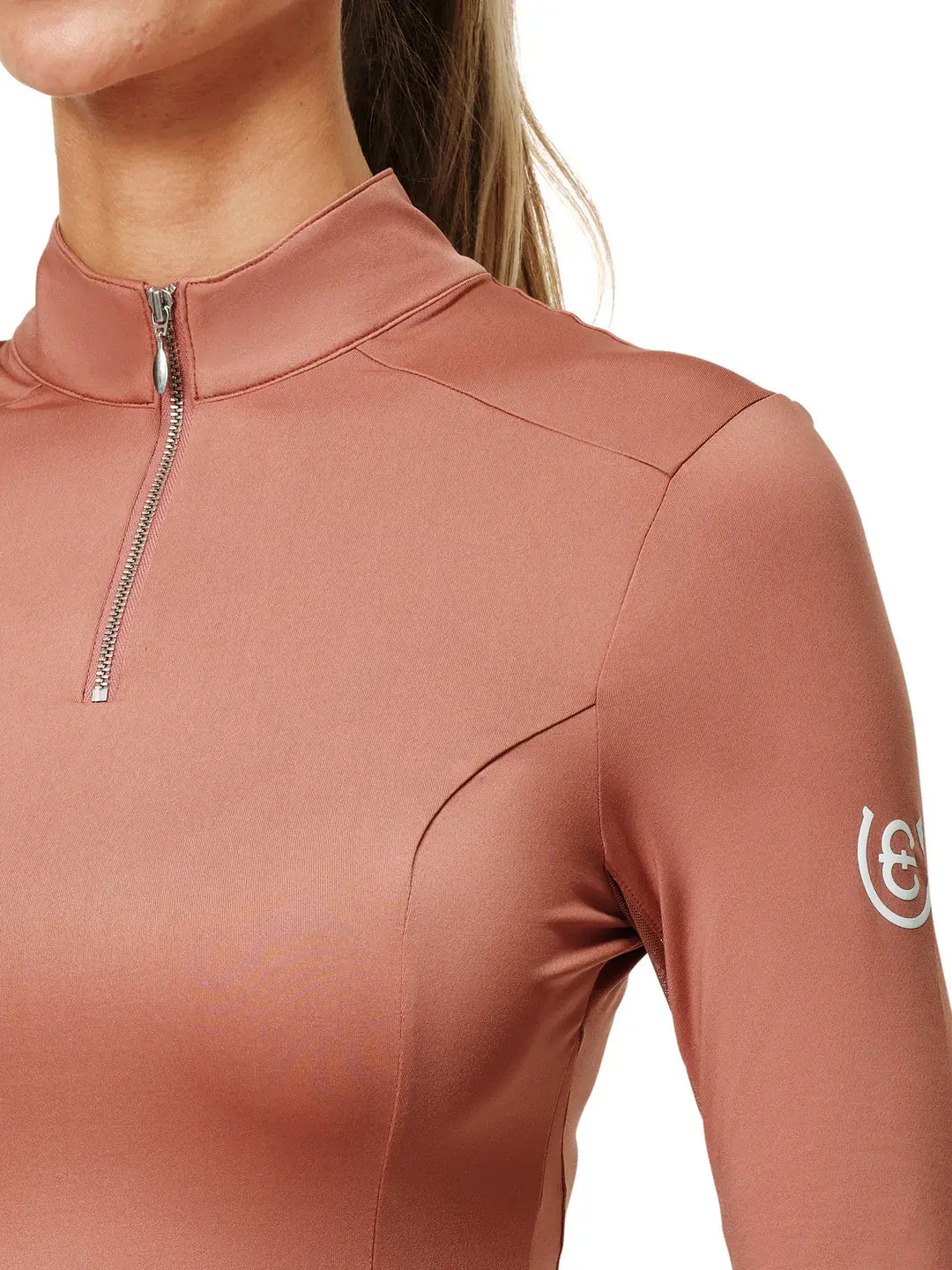 Equestrian Stockholm Air Breeze Sunshirt - Coral