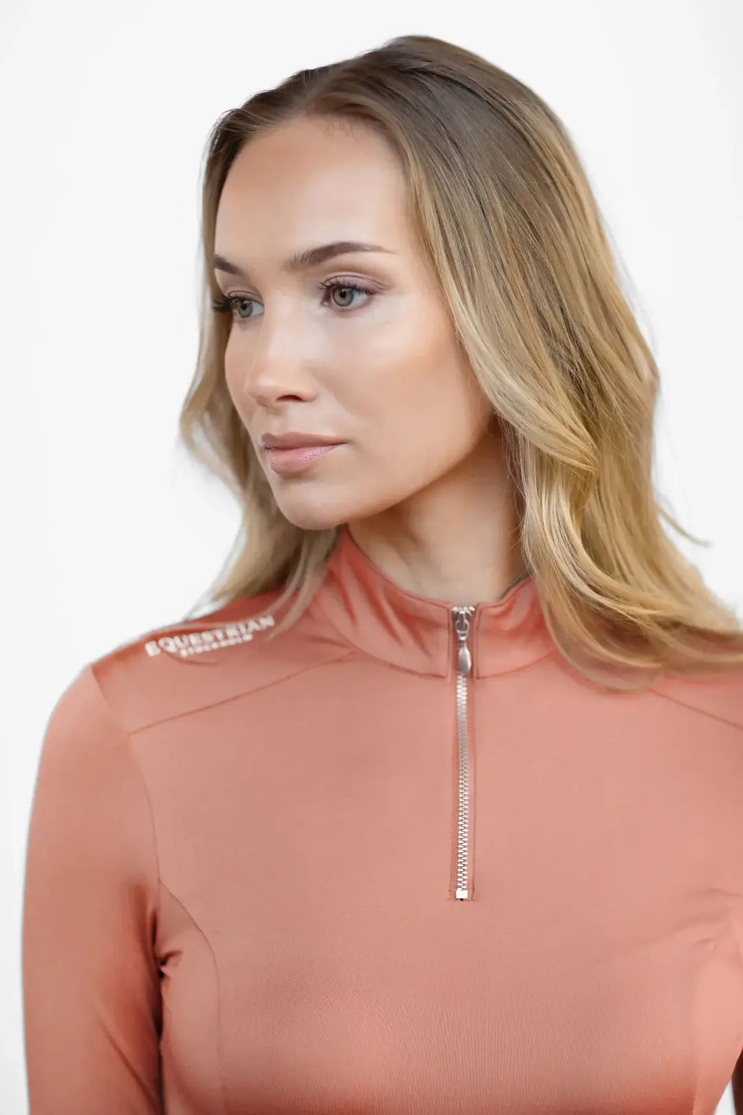 Equestrian Stockholm Air Breeze Sunshirt - Coral