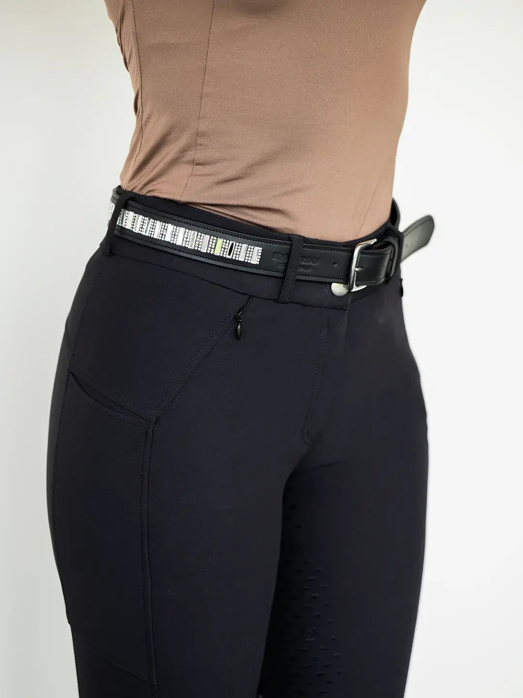 Equestrian Stockholm Skärp Contest - Black Thin