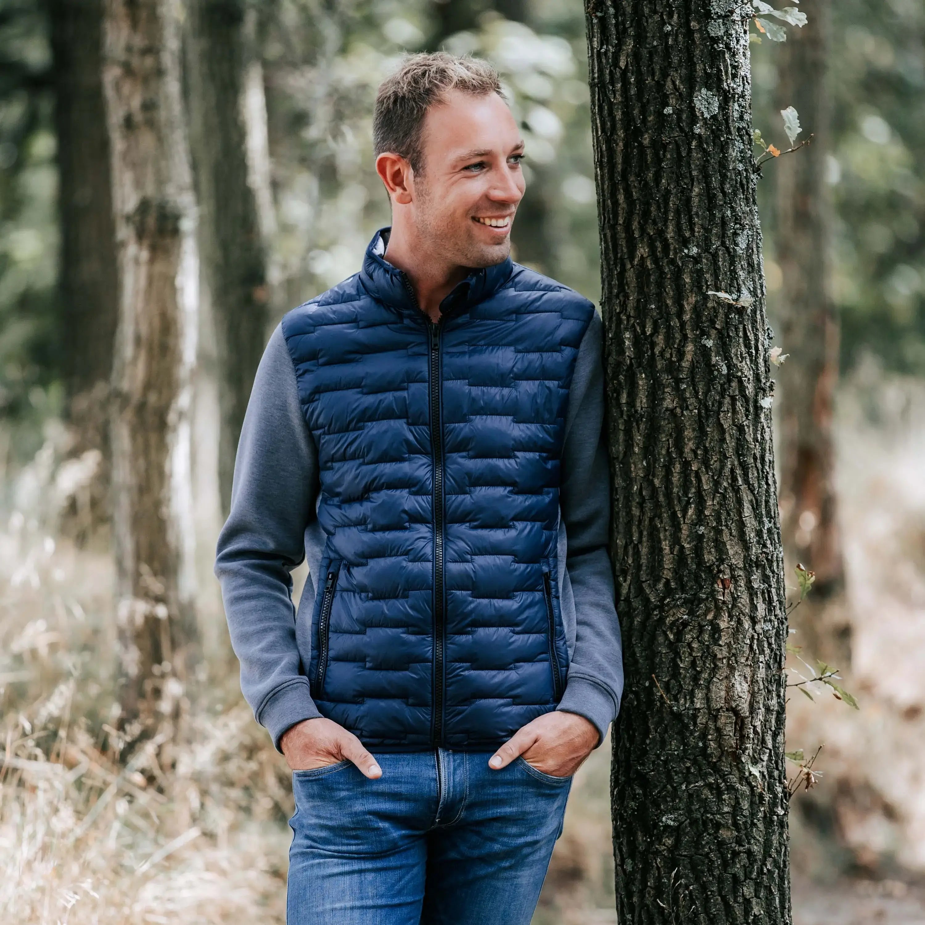 Horka Allroundväst Indiana Herr - Marinblå/Grå