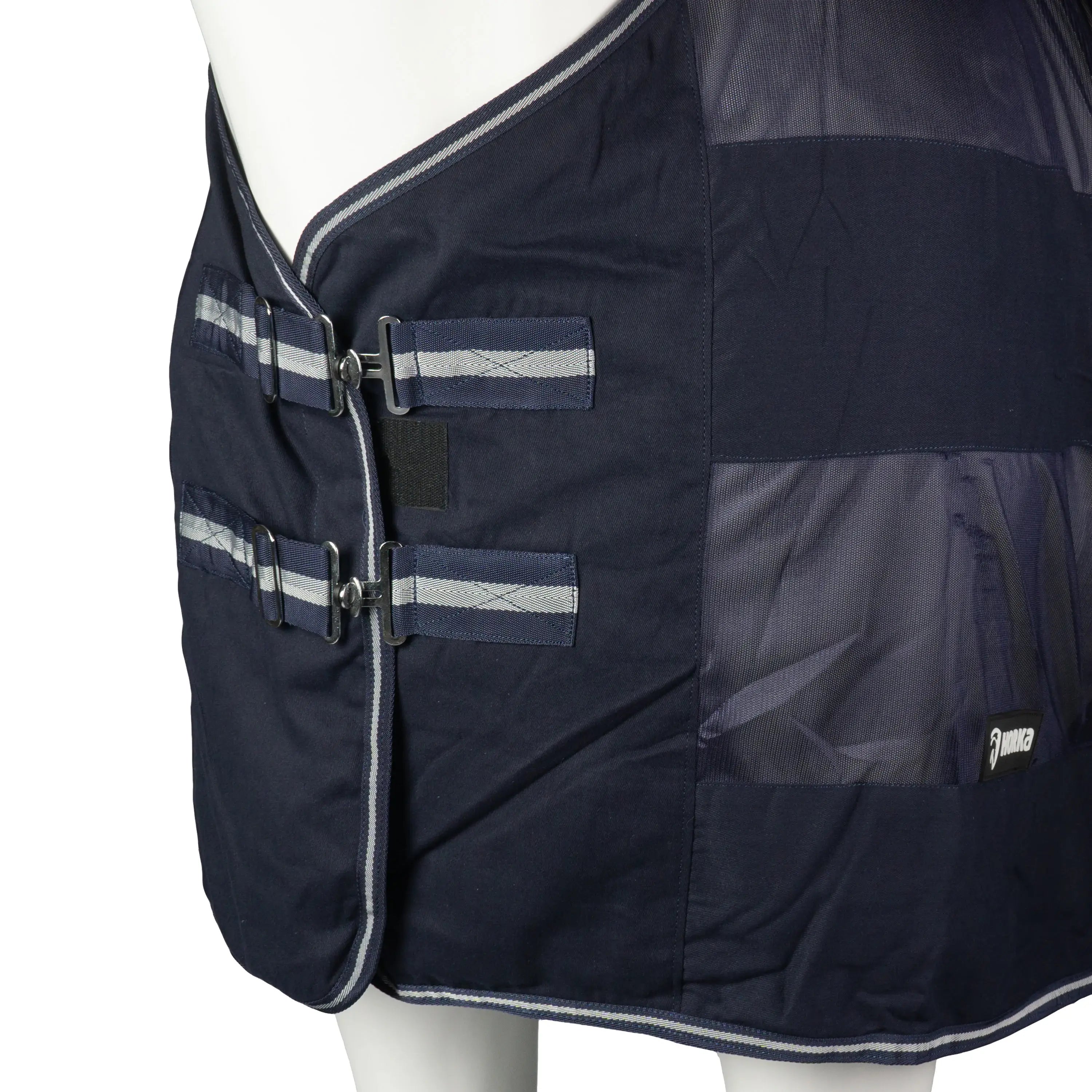 Horka Anpassningsbart flugtäcke - Marinblå/Svart