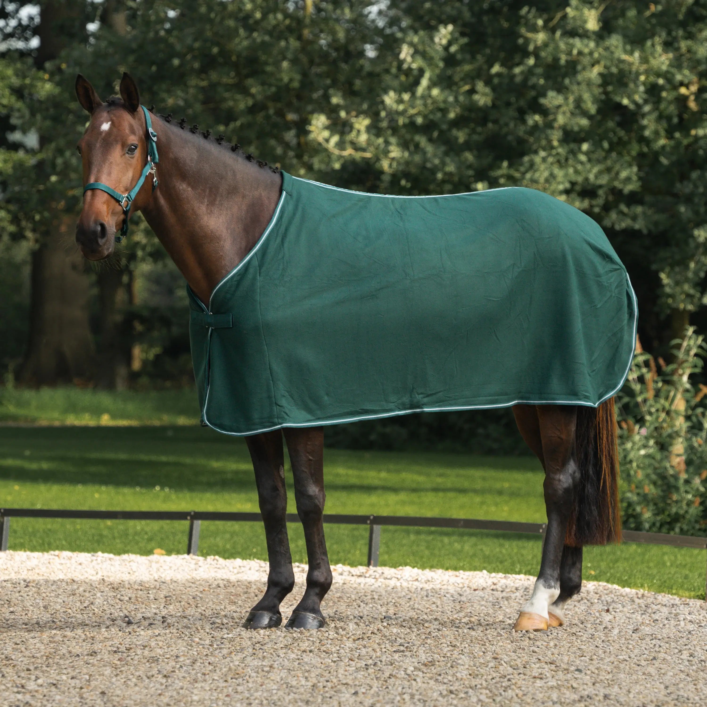 Horka Fleece Svettäcke Economy - Grön