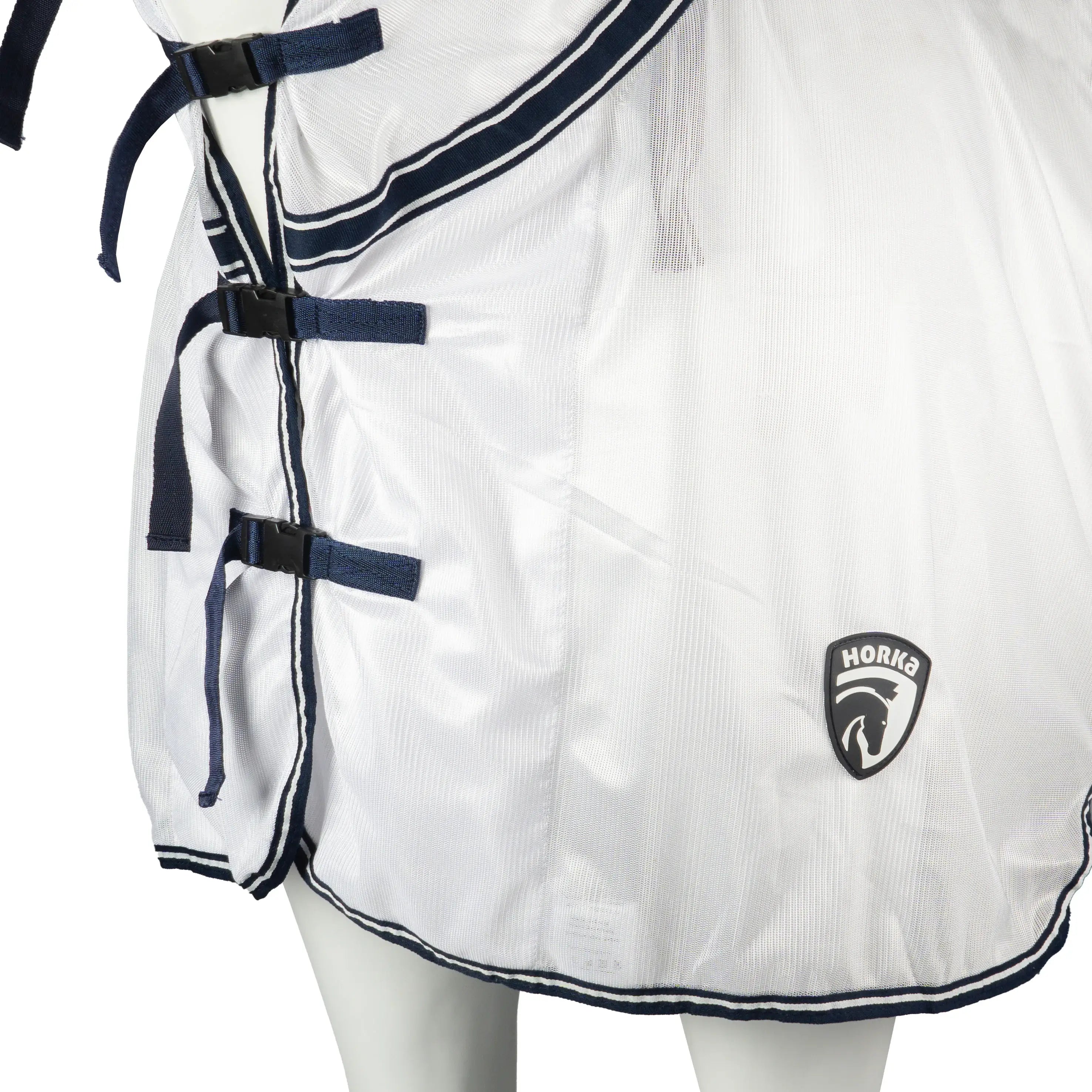 Horka Flugtäcke med hals (under ridning) - Vit