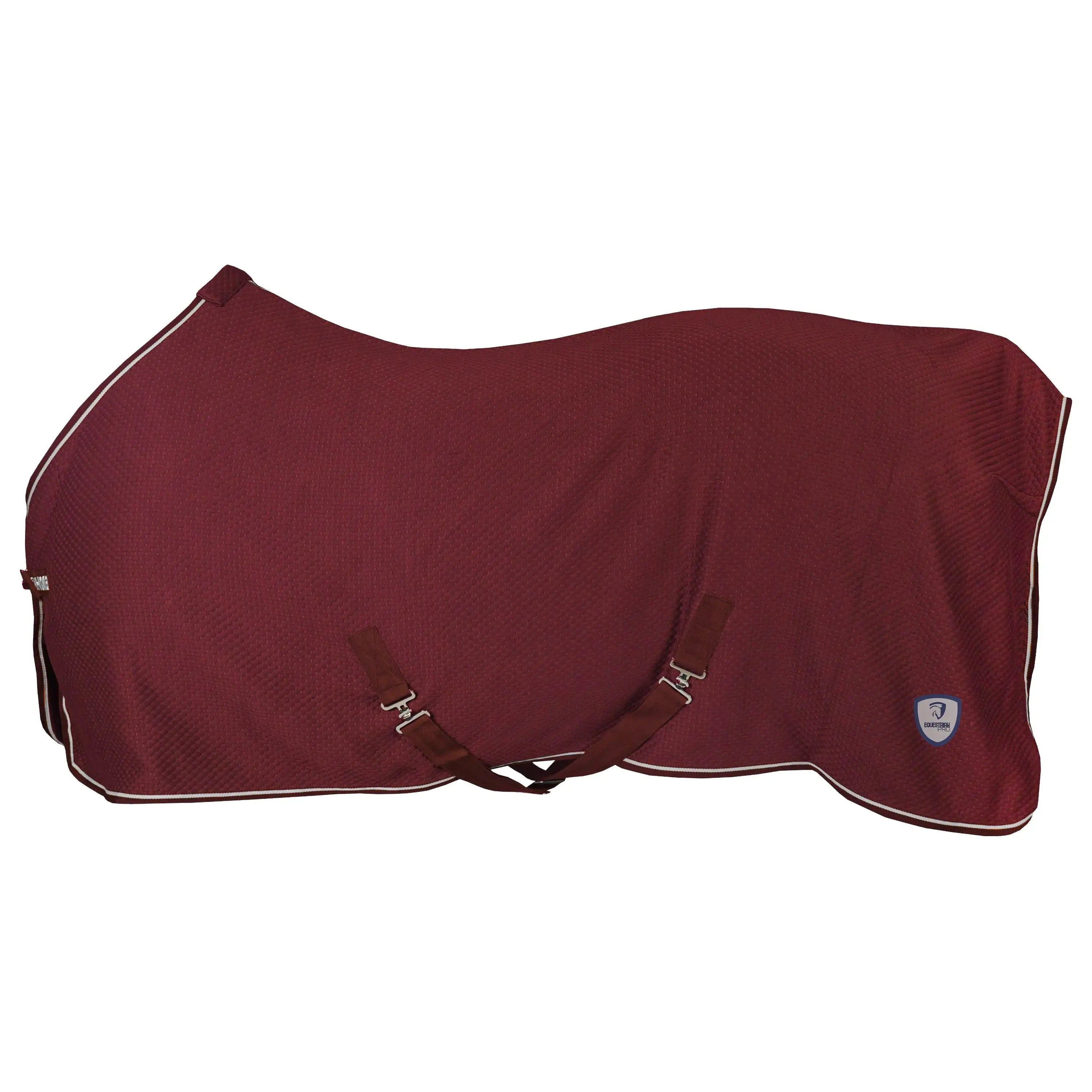 Horka Hästtäcke i bambu - Bordeaux