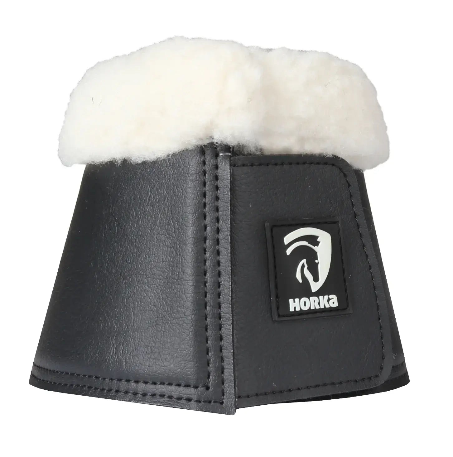 Horka Hovskydd med foder - Svart